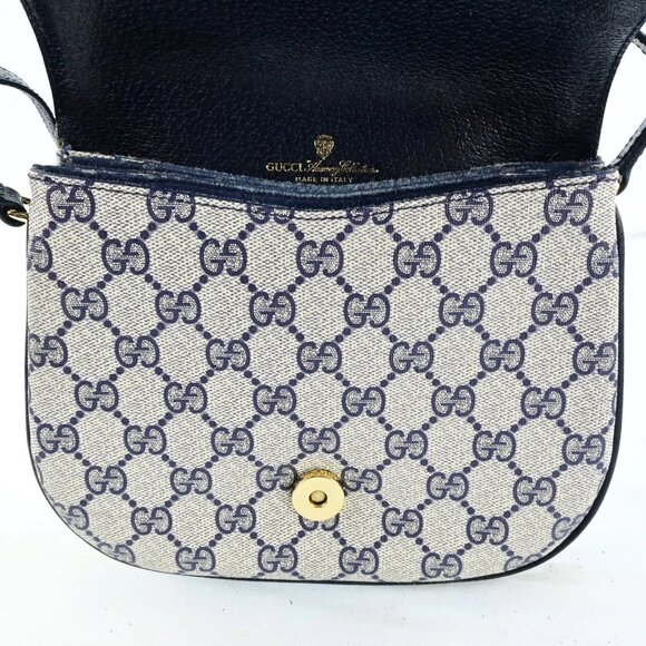 Authentic GUCCI Web Sherry Line PVC Leather Shoulder Bag bsj287-121225 - Picture 9 of 16